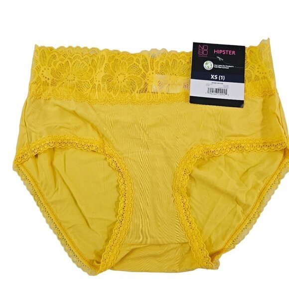 No Boundaries NOBO Micro Lace 4-Pack Multi-Color Hipster Panties - Size XS NWT - Picture 3 of 15